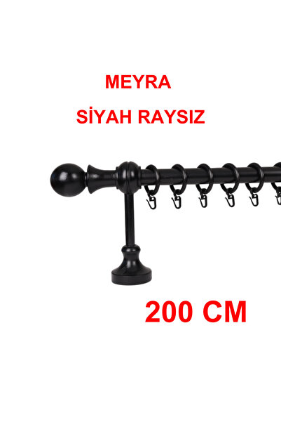 di'mora by ağbaht züc. Meyra Demonte Başlıklı Ahşap Rustik Perde Askısı - Ray...