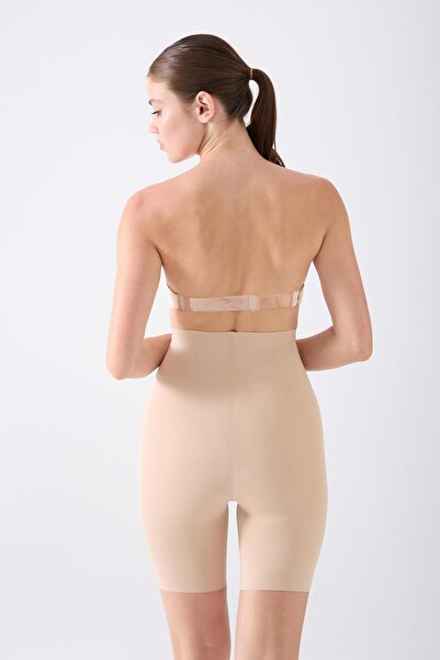 İmaj K046 Light Firming and Lifting Laser Cut Shorts Corset Skin Color