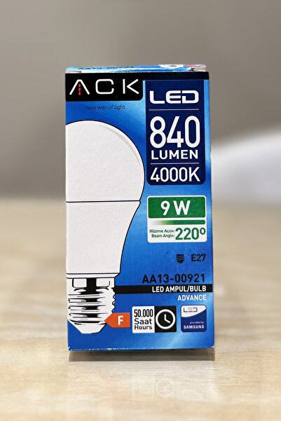 MINIMAL ETICARET VE BILGI TEKNOLOJILERI ACK 9w LED Ampul ( Provided Samsung ) Gün IŞIĞI