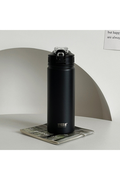 Choice قارورة ماء حرارية من تيسو 600 مل/750 مل مع ماصة من الفولاذ المقاوم للص...