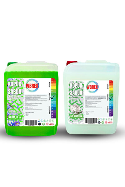 WBREX Bahar Ferahlığı -Beyaz Sabun Köpük Sabun – İkili Ekonomik Paket 2x5 LT | Ferah, Cilt Dostu, Hijyenik
