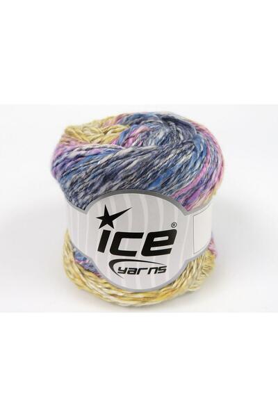 Ice yarns مجموعة من 4 خيوط من خيوط الكتان الفيسكوزية بوزن 100 جرام لكل خيط (3...