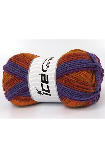 Ice yarns مجموعة من 4 خيوط من خيوط Ice Yarns NICE BABY بوزن 100 جرام، بألوان ...
