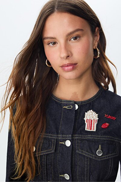 Stradivarius Fitted denim jacket