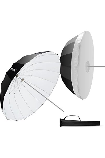 NEEWER مظلة عاكسة للتصوير الفوتوغرافي مكافئة مقاس 65 بوصة/165 سم مع بطانة داخ...