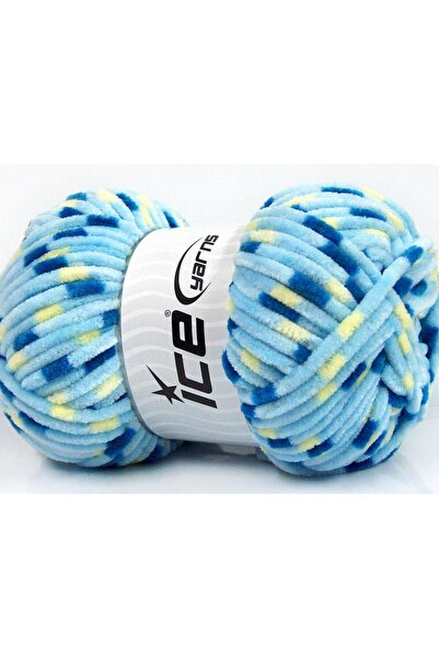 Ice yarns مجموعة من 4 × 100 جرام من خيوط الغزل الجليدية CHENILLE BABY COLORS ...