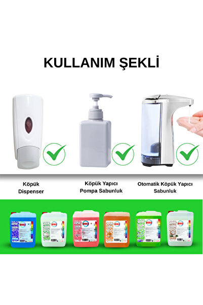 WBREX Japon Kiraz Bahar Ferahlığı Köpük Sabun – İkili Ekonomik Paket 2x5 LT | Ferah, Cilt Dostu, Hijyenik