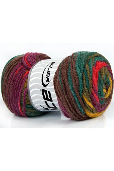 Ice yarns مجموعة من 4 × 100 جرام من خيوط Ice Yarns AMBIANCE خيوط خضراء اللون ...