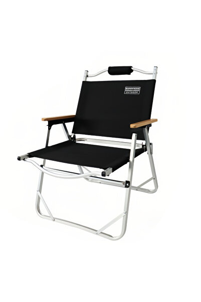 ETG Outdoor Camping Folding Chair, Height Adjustable, with Storage Bag