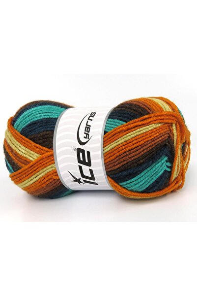 Ice yarns مجموعة من 4 خيوط من خيوط Ice Yarns NICE BABY بوزن 100 جرام، بألوان ...