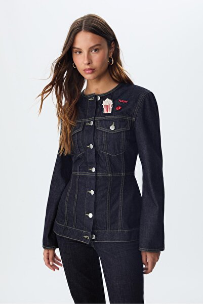 Stradivarius Fitted denim jacket