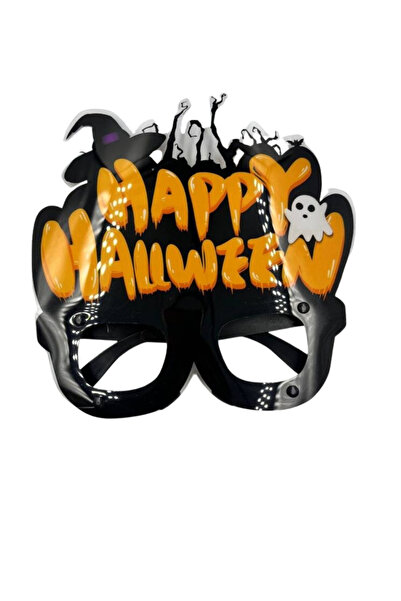 Le Mabelle Ochelari de petrecere cu scrisori portocalii Happy Halloween
