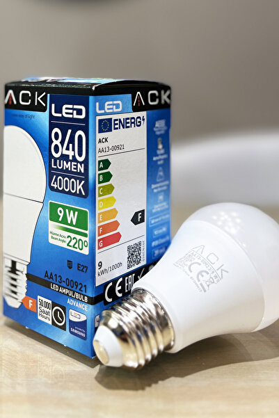 MINIMAL ETICARET VE BILGI TEKNOLOJILERI ACK 9w LED Ampul ( Provided Samsung ) Gün IŞIĞI