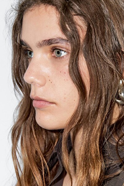 Massimo Dutti Uzun %100 pamuklu poplin gömlek