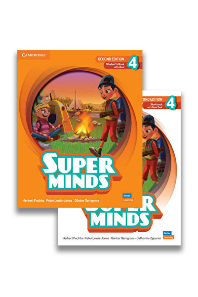 Cambridge Publishing Super Minds Level 4 Student's Book With Ebook + Workbook...