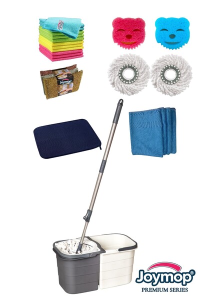 JOYMOP 25 Parça Evinizin Temizlik İhtiyaçlarını Tek Pakette Karşılayan Özel A...