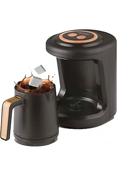KIZILELMADA Lider Electric Turkish Coffee Machine – 800W, with Audible Warning and Charcoal Burning Technology