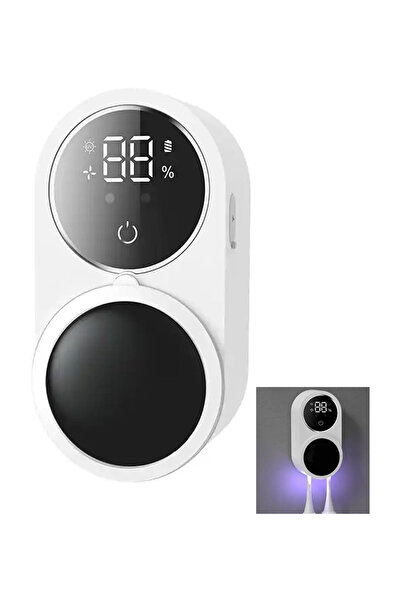 Generica معقم ومنظم فرشاة الأسنان بالأشعة فوق البنفسجية مع تطهير ذكي، بطارية قابلة لإعادة الشحن بسعة 1800 مللي أمبير في الساعة