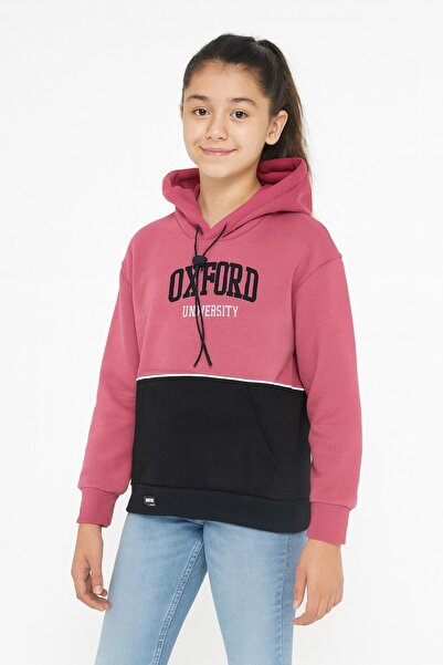 NEWKİDS Hanorac pentru copii din bumbac, brodat, supradimensionat, cu glugă, ...