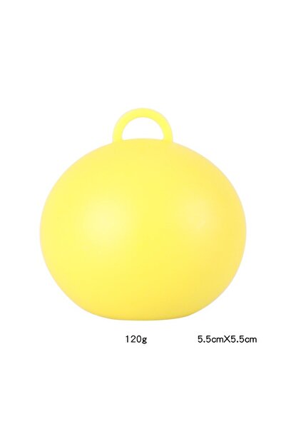 Flippy Balloon Weight Flippy, Party Accessory, 5.5x5.5 cm, 120 g, Yellow