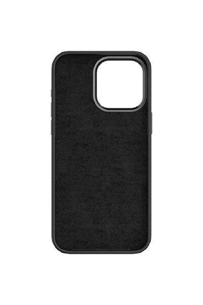 Alot Liquid Silicone Back Cover Mobile Case with MagSafe for iPhone 15 Pro Black