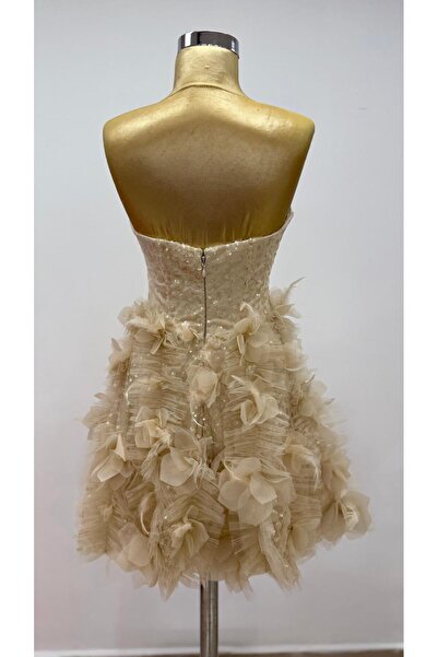 ÖMÜR INN Tül detaylı abiye