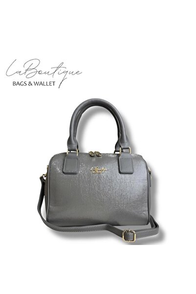 LA BOUTIQUE Lb Bag 2508 Patent Leather Gray