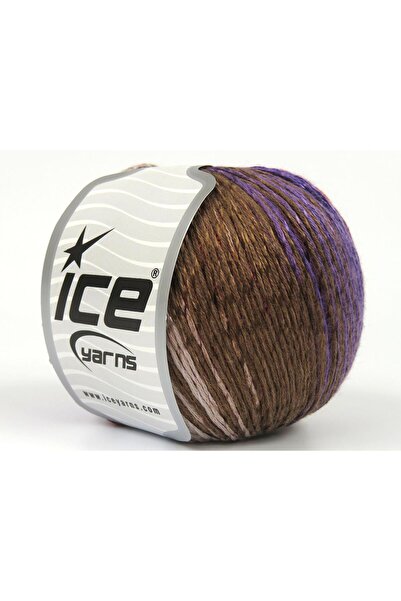 Ice yarns مجموعة من 4 خيوط من خيوط الجليد بوزن 100 جرام لكل خيط، لون صيفي (70...