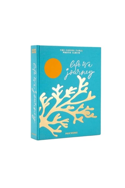 PRINTWORKS Photo album 60 photos 10 x 15, Printworks, Life is a Journey, blue