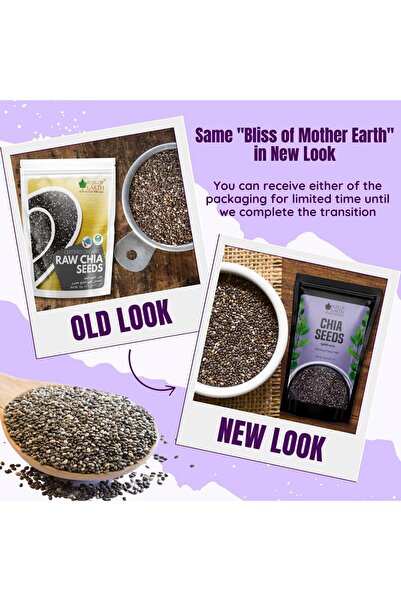 Bliss of Earth Organic Chia Seeds, 3x1kg | High Protein Superfood for Weight Management