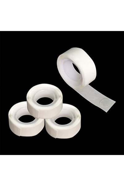 Flippy Double-Sided Adhesive Dots for Balloons, 100 pcs, 1.2 cm, Transparent