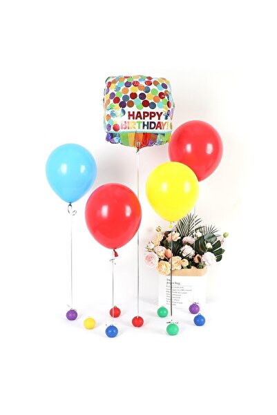 Flippy Balloon Weight Flippy, Party Accessory, 5.5x5.5 cm, 120 g, Blue