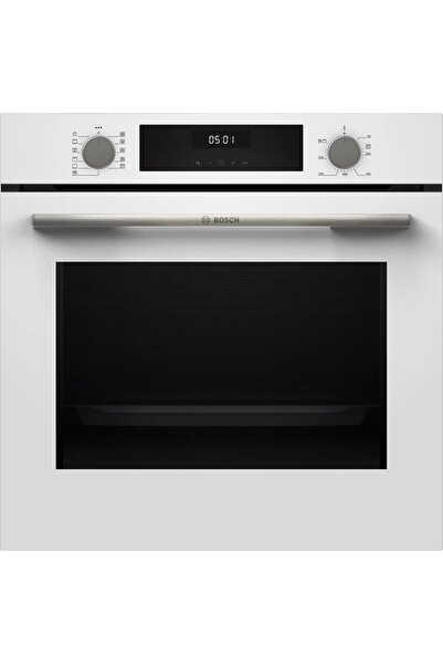 Bosch & Ferre White City 3 lü Ankastre Set ( HUA717BV0T - SS206 - D087 ) Buhar Destekli Fırın