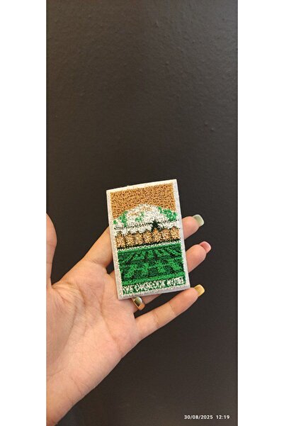 Gönülden Tasarım APLIQUĂ DE CUSUT TISSAGE PUNCH CU VIZUALIZARE, CARE SE ATTACHE PE FIER DE CUCIT, DIMENSIUNI 8X5 CM