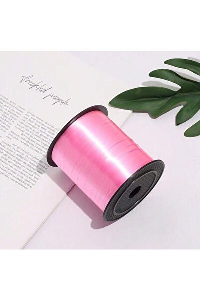 Flippy Raffia Ribbon for Balloons, 200 m Roll, Pink