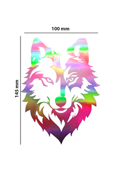 meristeed ملصق هولوجرام متغير اللون للسيارة، الخوذة، الزجاج، إلخ. للسطحات