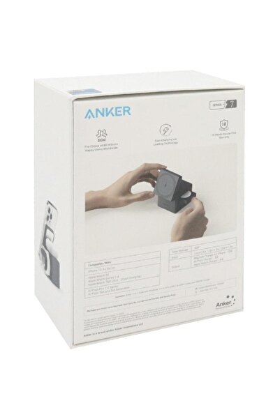 Anker شاحن لاسلكي مكعب 3 في 1 مع MagSafe