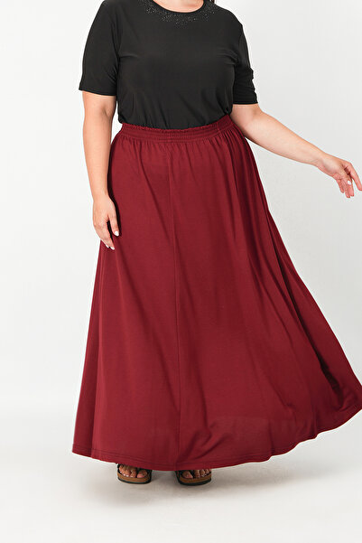 Lanze Cotton Piece Mother Skirt with Elastic Waist