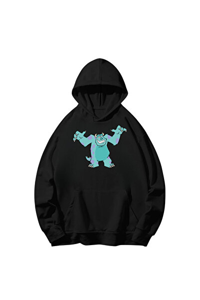 SVART WEAR Hanorac cu mânecă lungă din bumbac cu imprimeu Monștri tricou