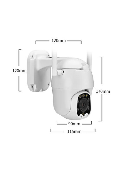 OEM Professional Surveillance Camera 4G/LAN TSS-C11, PTZ Dome, Full HD 4MP, Night Vision
