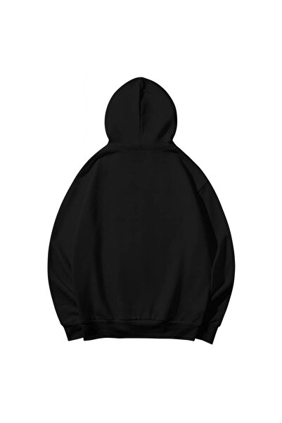 SVART WEAR Winnie The Pooh Baskılı Pamuklu Kapşonlu Uzun Kollu Sweatshirt