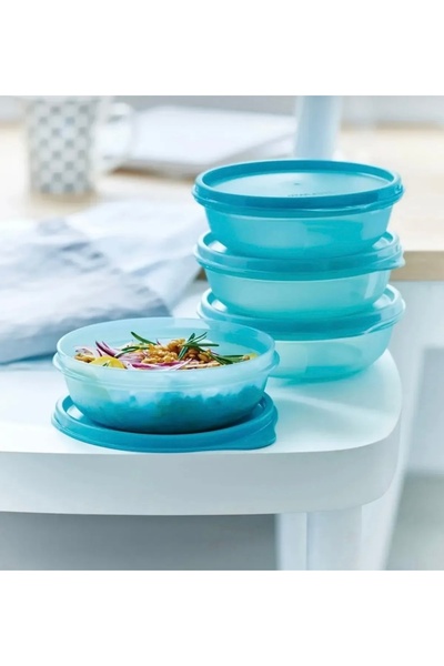 Plus وعاء سكر 300 مل، مجموعة من 4 قطع / أزرق