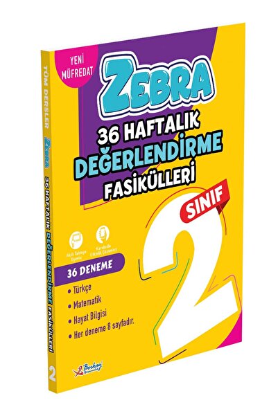 Berkay Yayıncılık 2.SNF ZEBRA 36 HAFTALIK DEĞERLENDİRME FASİKÜLLERİ