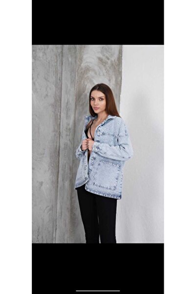 ALMİNA Stone Detailed Denim Jacket