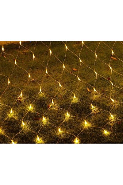 SDX Market Instalație de Crăciun, plasă luminoasă de 1,5 m x 1,5 m, alb cald,...