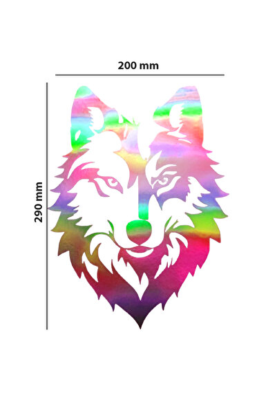 meristeed Kurt Renk Değiştiren Hologram Sticker – Araba, Kask, Cam vb. Yüzeyl...