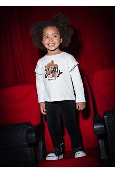 MAYORAL Kız Çocuk Basic Kadife Tayt Siyah 712