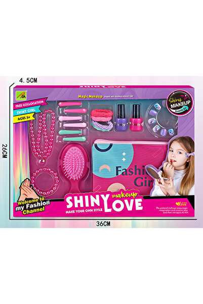 TUENGİ STORE Çocuklar İçin Gerçekçi Taklit Oyuncak Makyaj Güzellik Seti Model 2