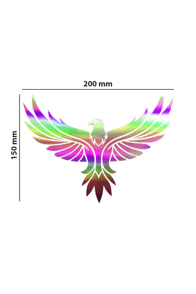 meristeed ملصق هولوجرام متغير اللون من كارتال2 - للسيارات، الخوذات، الزجاج، إ...