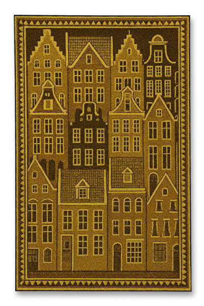 Rugs Modern Halı سجادة ديكور حديثة بنمط منزلي أصفر من موسو mosso493yellow
